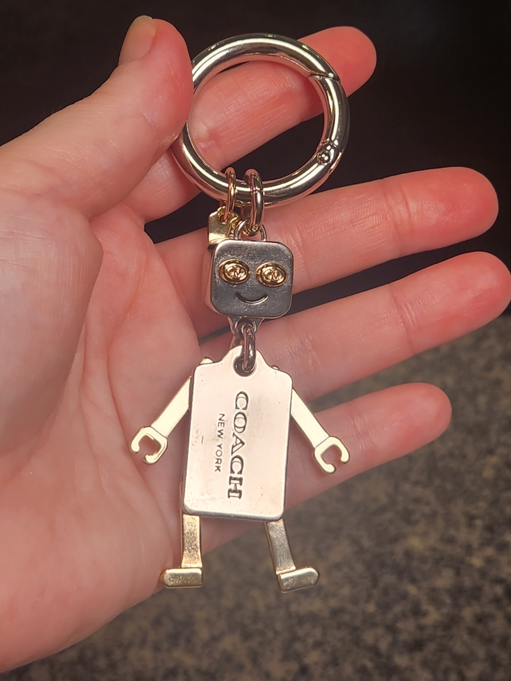 Coach Robot Bag Charm / Keychain (Style #F65429)